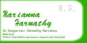 marianna harmathy business card
